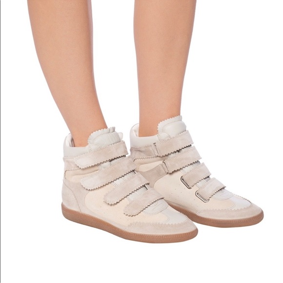 Isabel marant high top sneakers! Perfect condition, worn once to try on. - Picture 7 of 8